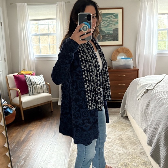 Gypsy 05 Revolve Orvieto Intarsia Shawl Collar Cardigan - Picture 13 of 13